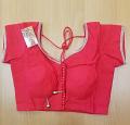 Red Solid Choli Blouse for Saree - Small Medium Large Size #5441637